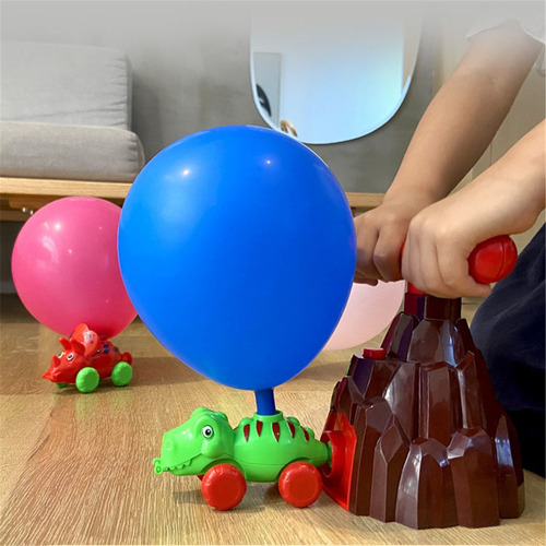 (1 Juego) Balloon Power Car - Caja De Color 3a