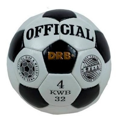 Balon Futbol Official- Drb 4 Capas Cosido A Maquina