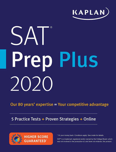 Libro Sat Prep Plus 2020: 5 Practice Tests + Proven Strate