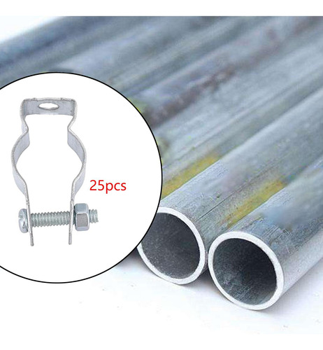 25 Piezas De Colegas De Conducto De Acero Galvanizado 20 Mm