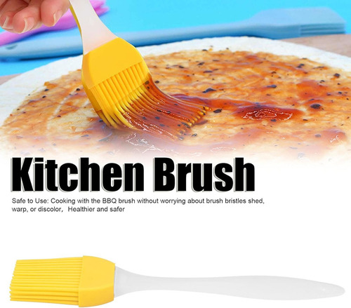 Brocha De Silicón Utensilio Repostería Cocina 6piezas