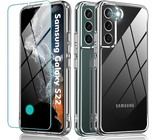 Protector Samsung S22 Con Vidrio Templado