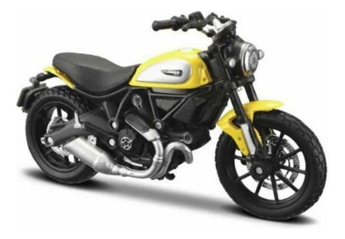 Maisto Ducati Scrambler 1/18, Modelo Fundido Sob Pressão Am