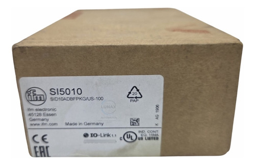 Ifm Si5010 Sensor Monitor De Flujo *
