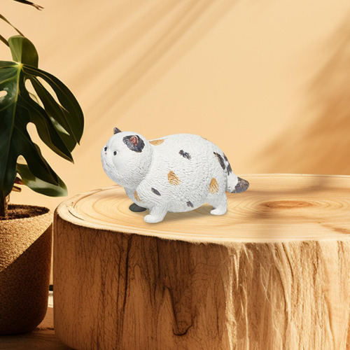 Mini Cerámica Arcilla De Arcilla De Gato Té Figura De