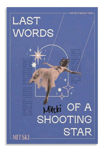 Xinyin Poster Mitski De Last Words Of A Shooting Star Mitski