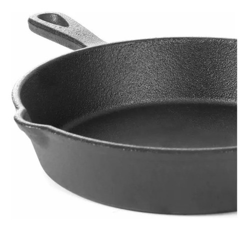 Imagen 2 de 3 de Sarten De Hierro Fundido Presazonado 20cm Calidad Premium