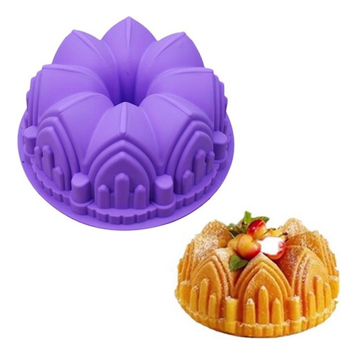 Molde De Silicona Torta, Flan, Gelatina Castillo 3d