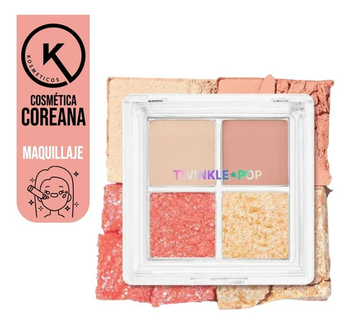 Glitter Sombras Paleta De Ojos Purpurina - Cosmética Coreana