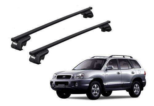 Barras Thule Hyundai Santa Fe 00-05 Re / Squarebar Evo