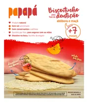 Comprar Biscoito Papapá de abóbora e maçã sem glúten sem sal 36 g