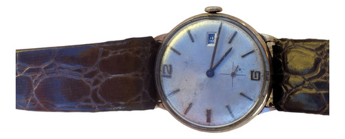 Reloj A Cuerda Mecánico Vintage Renis Enchapado Oro (Usado)