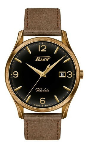 Reloj Hombre Tissot Heritage Visodate Piel Marrón