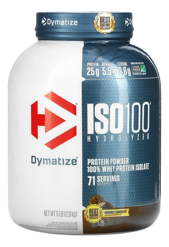 Proteina Iso 100 5 Libras Dymatize Con Invima 5lb 5 Lb Hydrolizada