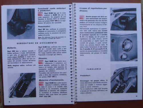 Manual Do Proprietário Fiat 500 D - 1964 -
