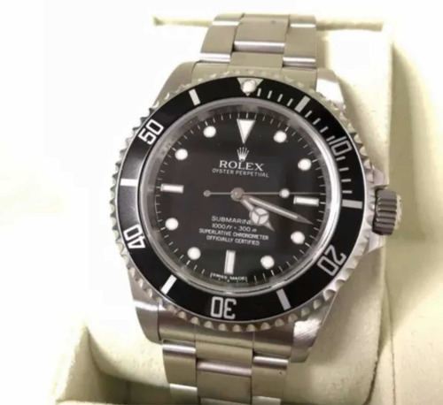Rolex Submariner Sem Data 2011 De Aço E Bezel Não Cerâmica!