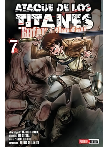 Ataque De Los Titanes - Before The Fall N.7, De Ryo Suzukaze. Editorial Panini, Tapa Blanda En Español, 2020