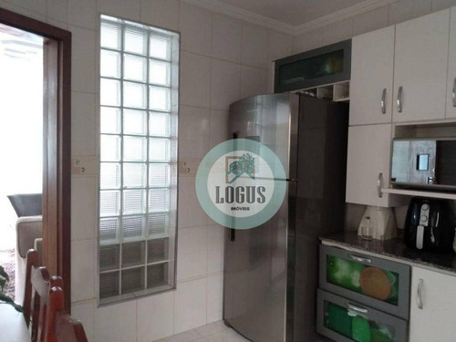 Imagem 8 de 11 de Sobrado Bem Distribuído Com 230m² Composto Por 3 Dormitórios Sendo 1 Suíte, À Venda Por R$ 750.000,00 - Vila Curuçá. Santo André/sp - So0433