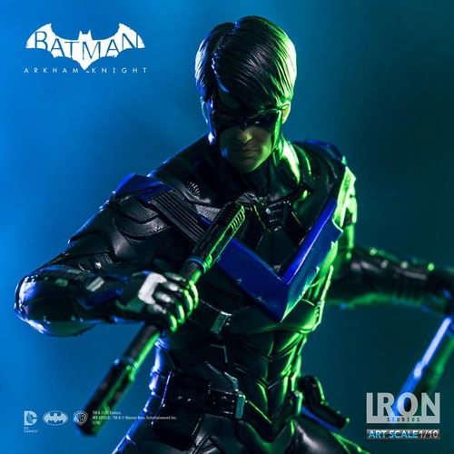 Action Figure Dc Arkham Asa Noturna Escala 1/10 Iron Studios