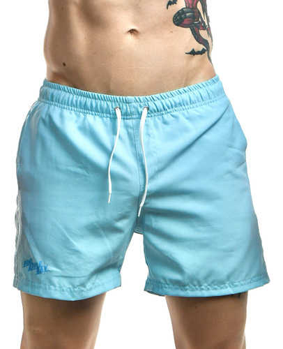 Malla Short De Baño De Hombre Liso Marca Pineapple Bay