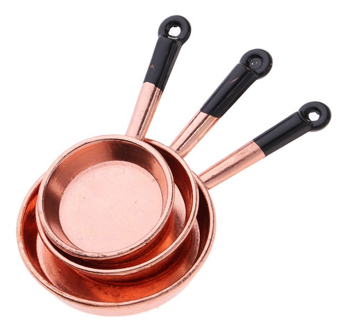 .. Utensilios De Cocina En Miniatura Bronce