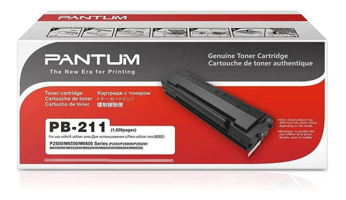 Toner Pantum Original Nt-pb211  P2500 P2500w M6500 M6500