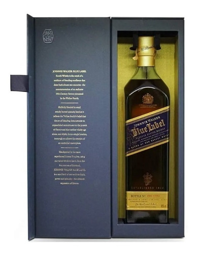 Johnnie Walker Blended Blue Label Reino Unido 750 Ml