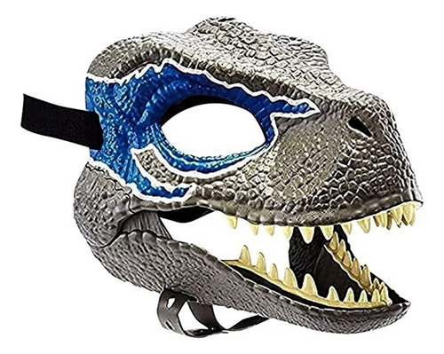 Máscara De Dinosaurio De Halloween Máscara De Boca Móvil