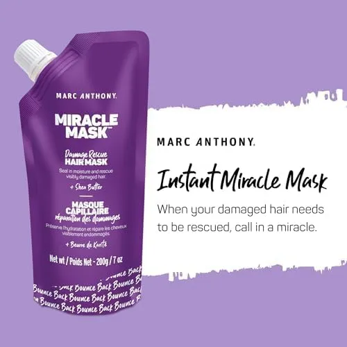 Mascarilla Capilar Marc Anthony Para Cabello Seco Y Dañado -