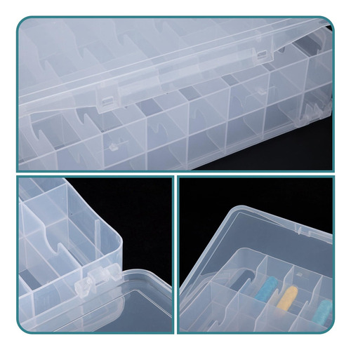 Organizador De Costura Dupla Face Com 46 Grades, Bobina