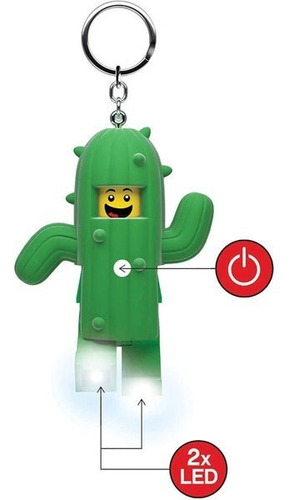 Imagen 2 de 5 de Llavero Con Luz Cactus Lego