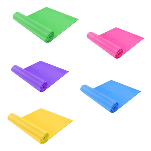 Set De Yoga De 5 Piezas: Anillo De Pilates, Correas Y Bandas