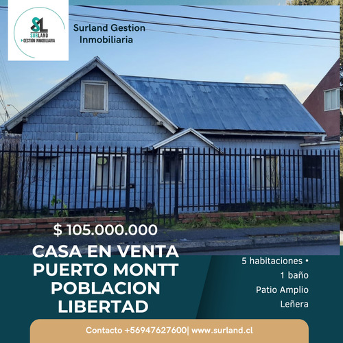 Vendo Casa Dos Pisos Puerto Montt