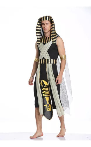 Disfraz De Faraón Egipcio Cleopatra Para Halloween