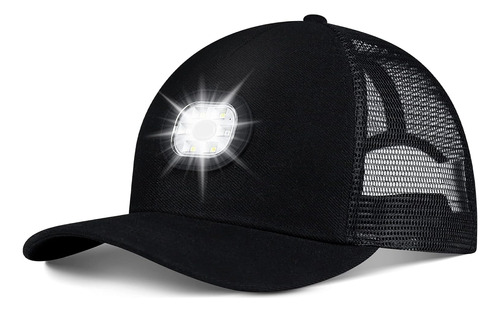 Gorra De Béisbol Led Con Faro, Sombreros Unisex Con Luz Led