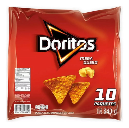 Doritos Megaqueso *34grx10unida