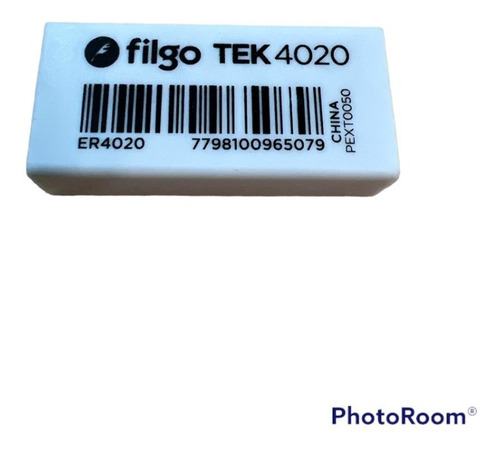Imagen 2 de 7 de Goma De Borrar Tek 4020 Pack X 10 Gomas Lapiz