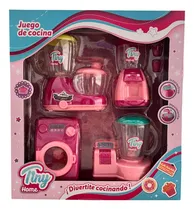 Comprar Juego De Cocina Tiny Home 55119 Color Rosa Chicle