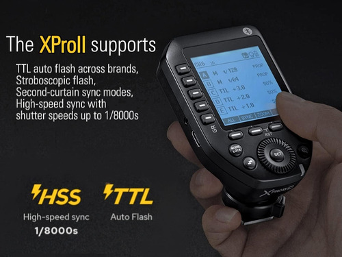 Disparador De Flash Nikon Xproii Compatible Ttl Bluetooth