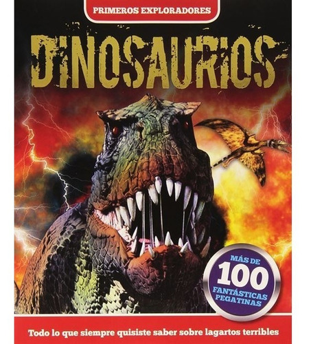 Libro Infantil De Pegatinas: Dinosaurios