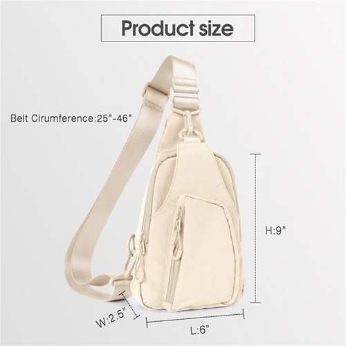Bolso Bandolera Con Correa Ajustable Para El Hombro