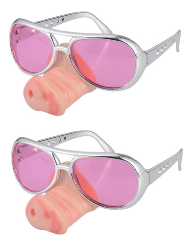 2 Piezas Gafas De Sol Divertidas Ocultar Gafas De Sol De