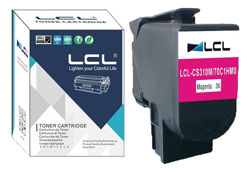 Cartucho De Toner Compatible Con Lcl De Repuesto Para Lexma