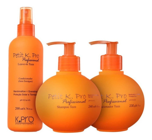 Kit Petit Infantil Shampoo + Condicionador + Leave-in K.pro