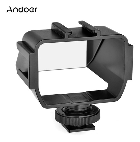Imagem 2 de 9 de Andoer Universal Camera Selfie Vlog Flip Up Espelho Tela