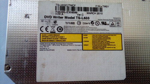 Gravador De Dvd/cd Ts-l633 Para Win Cce E Outros
