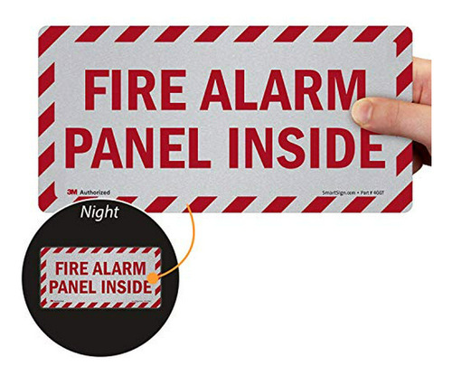 Rótulo  Panel De Alarma De Incendios Interior  Reflectante 5