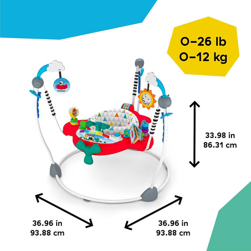 Saltador Baby Einstein Aventura En Avión 2 En 1 Unisex