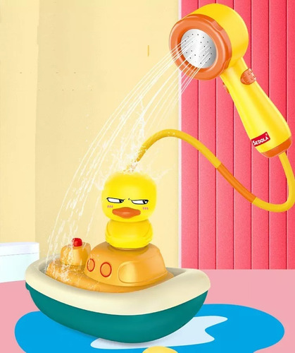 Set 3 Duck Shower De Agua Para Tina Baño Infantil De Bebe