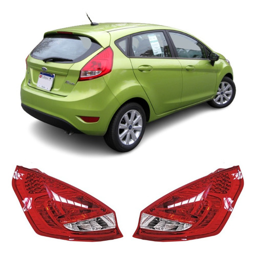 Juego Par Calavera Ford Fiesta 2011 2012 5puertas S/arnes